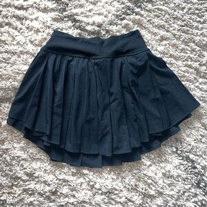 Black tennis skirt